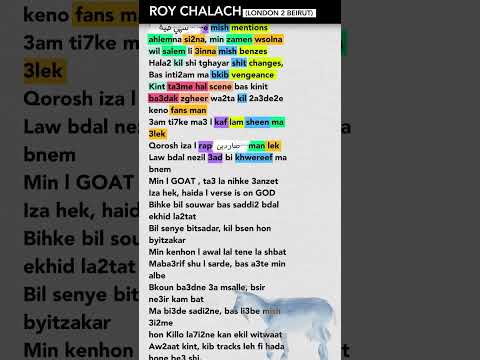 Roy Chalach (London to Beirut Verse)