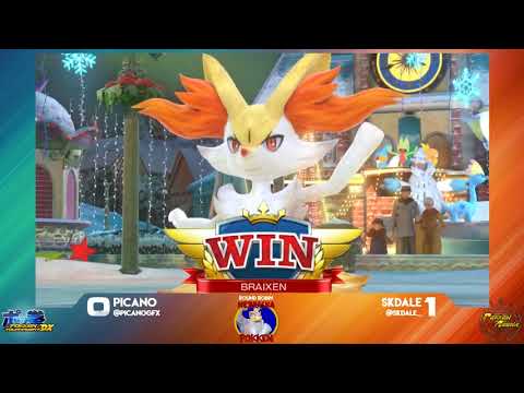 Picano (Braixen) vs SKDale (Garchomp) -  Pokken at Legendary Wolf Games - 1/16/18