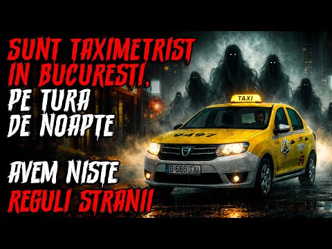 Sunt Taximetrist pe Tura de Noapte. Avem niste REGULI STRANII - Creepypasta Romania