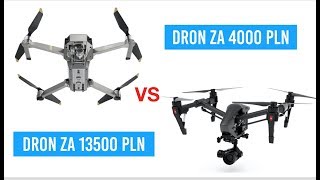 Dron za 4000 PLN vs Dron za 13500 PLN