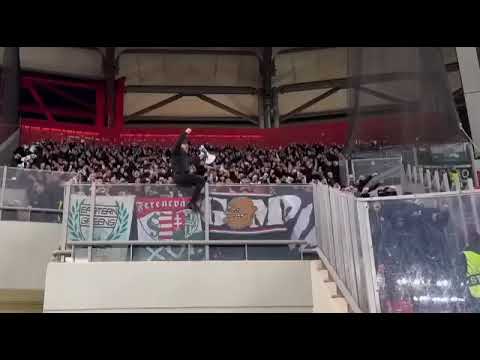 Ferencvaros in Athens🇬🇷 Olympiacos - Ferencváros 🇭🇺UEFA Conference League15.02.#football #ultras