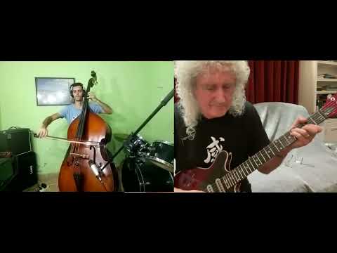 Love of my life versión contrabajo y guitarra con Brian May