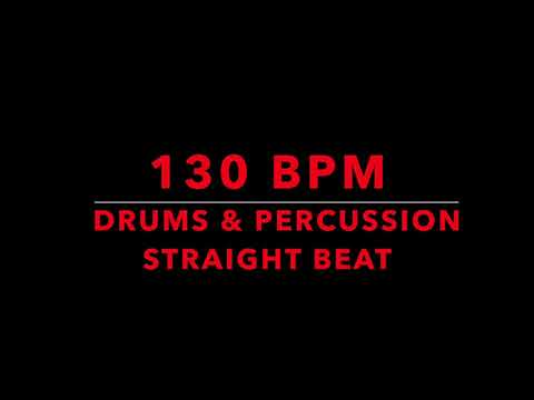 Free Drum Track - 130 BPM Drums & Percussion, Straight Beat