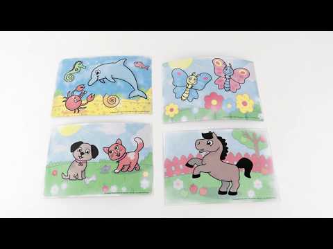 SES Spalvinimo vandeniu rinkinys „Gyvūnai“ video