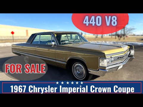 1967 Chrysler Imperial Crown Coupe ** 440 V8  **  FOR SALE *** #usa #chrysler #imperial