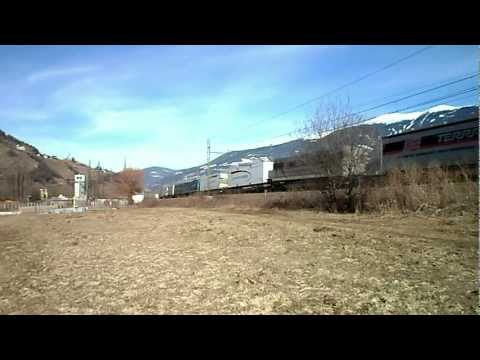 Zugverkehr in Albeins // Traffico ferroviario a Albes *HD