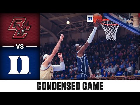 Duke vs. Boston College Condensed Game | 2025-26 ACC Men's Basketball