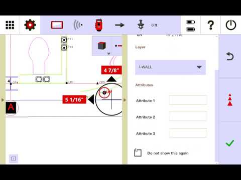 Hilti PLC 400 Tutorial - APPLICATION - Point Layout (Points vs. Temporary Points)