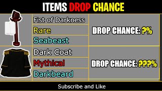Every Item Drop Chance in Blox Fruits!