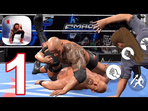 WWE 2K25 Mobile - Gameplay Walkthrough Part 1 - Tutorial (iOS, Android)