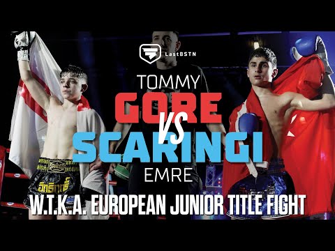 W.T.K.A. European Jnr Title Fight - Gore vs Scaringi