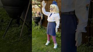 #Shorts お庭に魔女たちが現れた！？ヴァルプルギスの夜　人が通ると急に動き出す