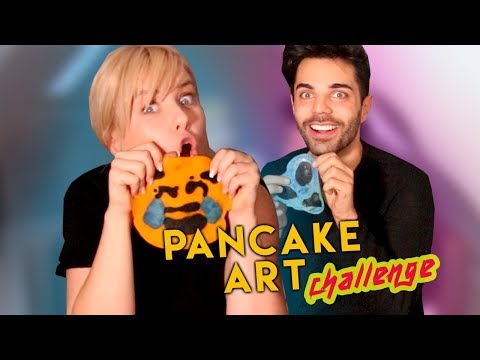 Pancake Art Emoji Challenge (Emrah VS Kelly)