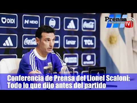 Scaloni habla antes de Argentina vs Mauritania: conferencia completa