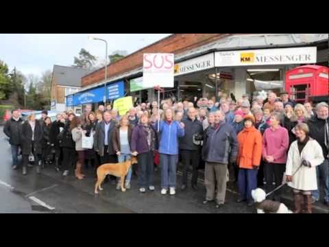 Local people protest against planning application for Bearsted