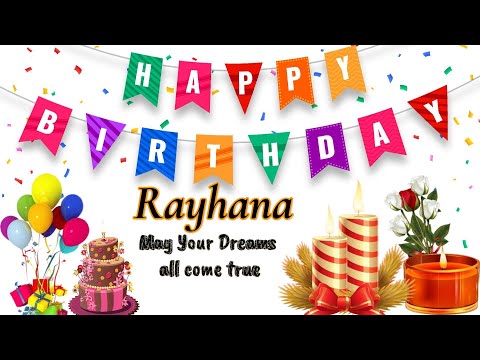 Rayhana Happy Birthday to you | Rehana Birthday Status | Rayhana Happy Birthday Best wishes #shorts