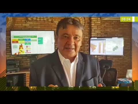 Governador comemora a chegada de respiradores ao PiauiÌ (28 05 20)