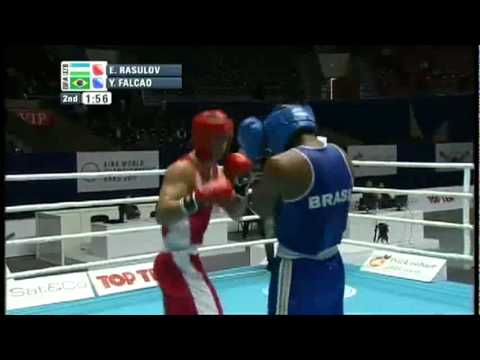 Light Heavy (81kg) R16- Rasulov Elshod (UZB) VS Falcao Yamaguchi (BRA)  -2011 AIBA World Champs