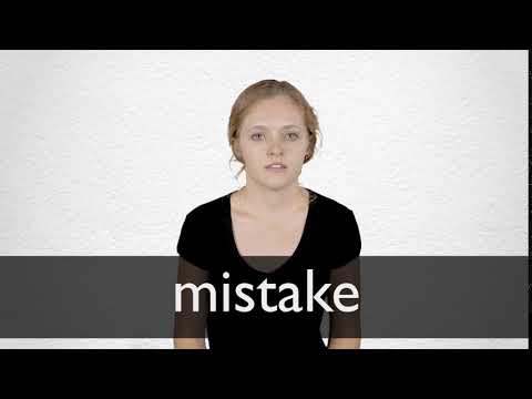 MISTAKE Synonyms  Collins English Thesaurus