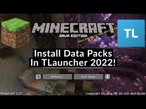 How To Install Data Packs In TLauncher 2022
