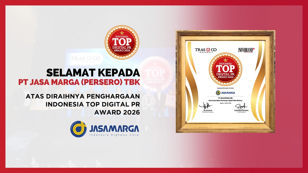 Jasamarga Raih Penghargaan Indonesia Top Digital PR Award 2026