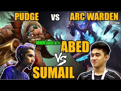 SumaiL [ PUDGE ] vs Abed [ ARC WARDEN ] MMR just a # - Dota 2