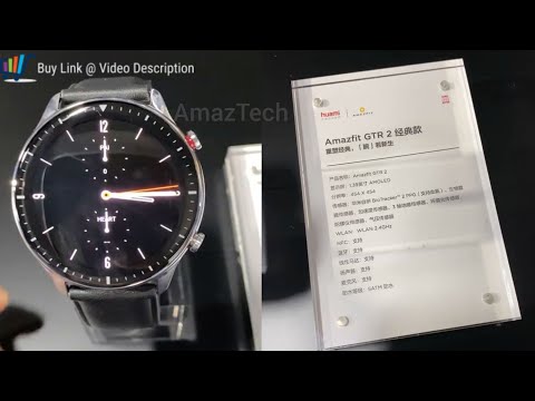 Amazfit GTR 2 ( Classic ) - Live Demo ( Buy Links @ Description )