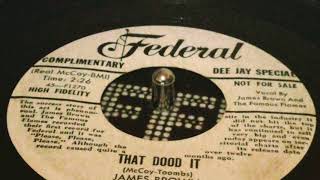 That Dood It - James Brown and the Fabulous Flames
