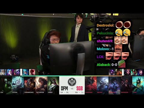 DFM vs SGB | 2022 MSI Groups Day 2 | Twitch VOD with Chat