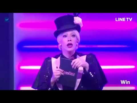 Drag Race Thailand Drag Queen Kandy Kyanide dress on fire