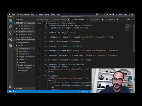 Live streaming JavaScript deobfuscation & reverse engineering