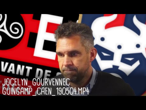 JOCELYN GOURVENNEC RÉAGIT APRÈS GUINGAMP - CAEN (0-0) / Ligue 1 - 4 mai 2018