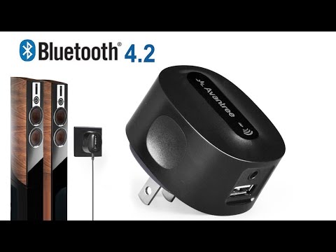 Avantree How to- AptX LOW LATENCY Bluetooth Music Receiver Adapter for Home Stereo- Roxa Plus