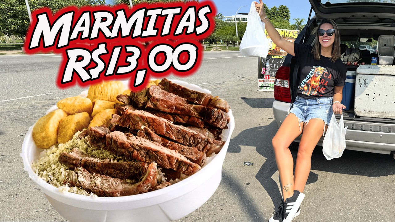 Marmitas de Rua de R$13,00 | Rolê do Djair