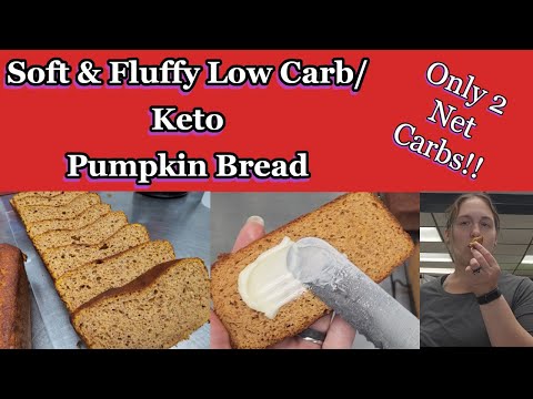 Keto/Low Carb Pumpkin Bread Recipe!!