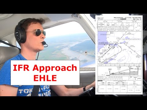 Instrument Approach, Fly Along on the RNP 23 into Lelystad Airport