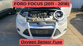 Ford Focus - OXYGEN 02 SENSORS FUSE LOCATION (2011 - 2018)