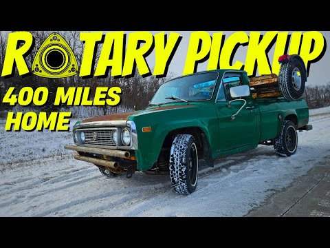 Will this ABANDONED Rotary Pickup Drive 400 MILES HOME in FREEZING COLD Weather?
