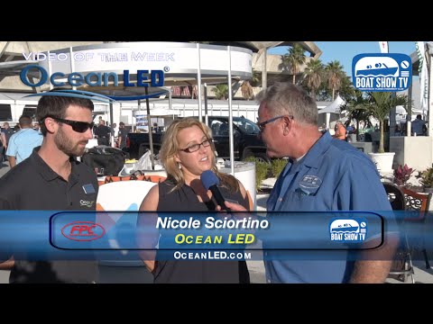 Ocean LED Shows XP8 Color Lights & DMX App Miami Boat Show 2016
