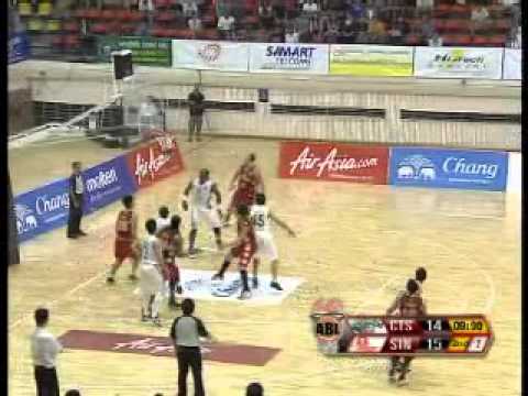 AirAsia ABL 10th Week Highlights - Part 2 - Chang Thailand Slammers 77 - 66 Singapore Slingers
