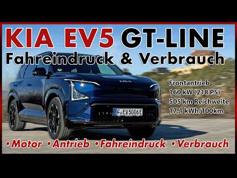 KIA EV5 GT-Line driving impressions and fuel consumption | Test | Driving report | Car | German