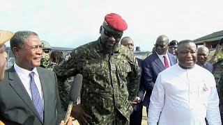 Guinea's Colonel Doumbouya visits Sierra Leone