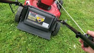 I bought a $20 parts only craftsman push mower from lowe's and got it running in 5 minutes