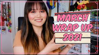 I DNF 2 BOOKS 🤷🏻‍♀️ *at least I read 17 books hehe 🤪* | March Wrap Up 2021