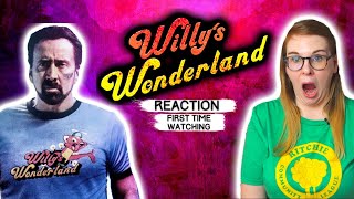 WILLY'S WONDERLAND (2021) MOVIE REACTION! FIRST TIME WATCHING! video