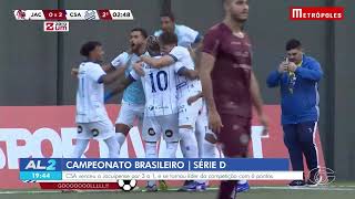 CSA vence Jacuipense fora de casa e assume liderança da Série D - 11/04/2026