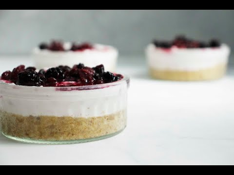 Cheesecake ai frutti di bosco, fredda, senza cottura nè colla di pesce