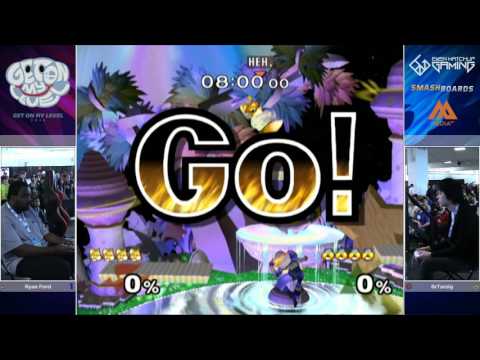 Ryan Ford (Falco) vs BrTarolg (Sheik)  - GOML2016 -  SSBM Pools