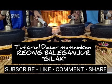 Belajar dasar memainkan "Reong Gilak Baleganjur"