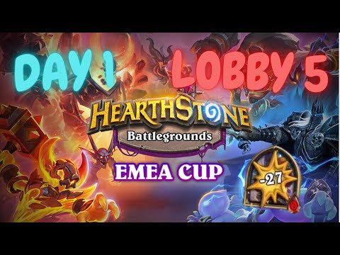EMEA BATTLEGROUNDS CUP. DAY 1. LOBBY 5.